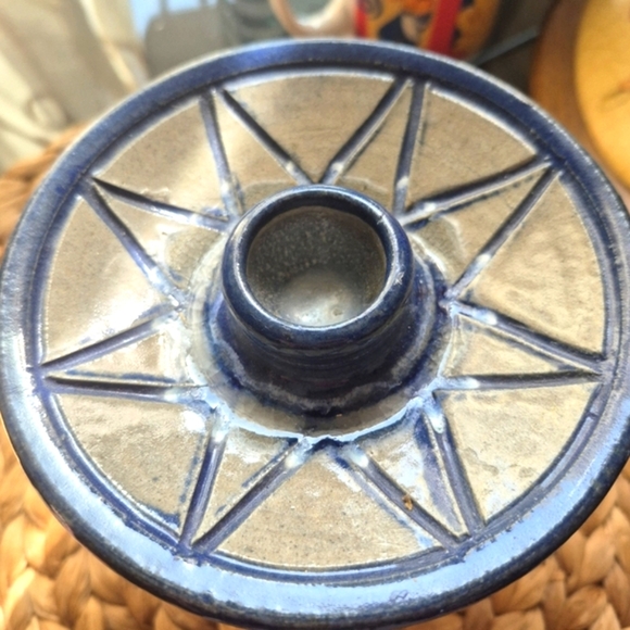Vintage Pottery Candle Stick - Picture 3 of 6